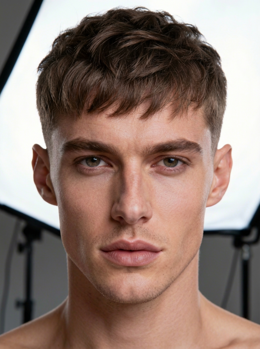 Textured Edgar Hairstyle